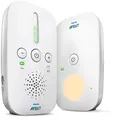 Philips Babyphone DECT SCD502 / 26 - Mit Akku oder Netzstrom - Reichweite 300m - Nachtlichtfunktion