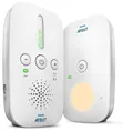 Philips AVENT DECT-Babyphone SCD502/26 Nachtlicht Smart ECO-Modus Weiß