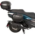 Hepco Becker C-bow Piaggio Mp3 400/mp3 Sport 400 2022 Satteltaschenhalterung Silber Silber One Size - Silber