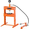 Hydraulische Werkstattpresse 10t, H-Rahmen, Pressplatte, einstellbar, Sicherh...