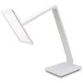 LED Schreibtischlampe mit USB, große Leuchtfläche, Smart-Touch dimmbar weiß
