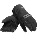 Dainese Plaza 3 D-Dry wasserdichte Motorradhandschuhe, schwarz-grau, Größe M für Männer