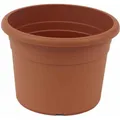 Siena Garden Pflanzgefäss Basic, rund, Ø 20x14,1 cm, aus Kunststoff matt in terra (20 x 14.10 cm) (11-20-01-GA)