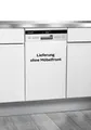 HANSEATIC teilintegrierbarer Geschirrspüler "HGTI4582C10T7736ES" silber (silberfarben)