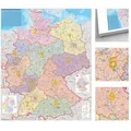 Deutschland Postleitzahlen Karte zum Pinnen auf EasyPrint - Platte