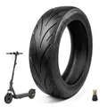 VOLOHAS 60/70-6,5 Tubeless Reifen mit Ventil für Xiaomi 5/5 Pro/5 Max, für Ninebot Max G30/G30D/G30D2 Elektroroller 10 Zoll Ersatzräder Hochelastische Ersatz Reifen Rutschfest und verschleißfest