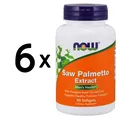 6 x NOW Foods Saw Palmetto Extract with Pumpkin Seed Oil and (175,83 EUR/kg)