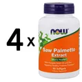 4 x NOW Foods Saw Palmetto Extract with Pumpkin Seed Oil and (180,42 EUR/kg)