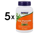 5 x NOW Foods Saw Palmetto Extract with Pumpkin Seed Oil and (177,67 EUR/kg)