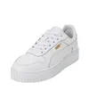 PUMA Damen Carina Street Sneaker, White White Gold, 42 EU