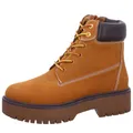 BULLBOXER Schnürstiefel Beige in Gr. 39