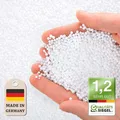 Green Bean 100 Liter Hochwertige Mikro-EPS Perlen 0,5-1 mm aus Deutscher Produktion für Sitzsack-Füllung | Styropor-Kügelchen Nachfüllpack Kissen-Füllung Mikroperlen Stillkissen