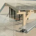 Komplettset Doppelstegplatten 16 mm - 3-Fach Struktur Farblos | Alu-Gummi-Profil 10160 x 4500