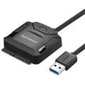 Ugreen Festplattenadapter Adapter HDD SSD USB 3.0 - SATA schwarz (20611)