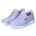 Skechers Damen Summits New Daily Slip-On, violett, 37.5 EU