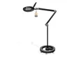 Lumeno Lupenlampe 851X dimmbare LED-Lupenleuchte, 152 mm kristallklare Linse, LED fest integriert, Kaltweiß, 6500 K