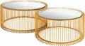 Couchtisch Wire Messing (2/Set)