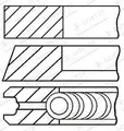 GOETZE ENGINE Kolbenringsatz 08-139500-00 für AUDI MITSUBISHI SEAT SKODA VW