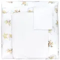 TupTam Wickelauflage mit 2 wasserfesten Frotteebezügen – weich gepolstert & hautfreundlich MAR02579, Farbe: Bärchen Kaninchen Grau/Beige, Größe: 65 x 75 cm