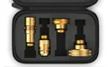 DREHMEISTER LPG Adapter Set inklusive Etui W21.8x1/14" 4-teilig mit Etui B-Ware