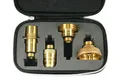 DREHMEISTER ETUI Tankadapter Set W21.8 22mm Adapter AUTOGAS LPG Koffer Camping