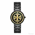 TORY BURCH REVA UHR TBW4039 schwarz gold Damenuhr watch Neu