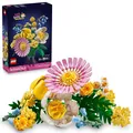 LEGO Botanicals Kleiner Sommerstrauß - Spielset mit künstlichen Blumen – Spielzeug mit Glockenblumen, Gänseblümchen, Tulpen & mehr – Geschenk für Mädchen und Teenager ab 9 Jahren – 10347