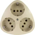 REV 0510080777 3fach Aufputz-Steckdose IP20 Weiß