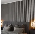 HOME DELUXE Wandpaneel Akustikpaneel / Lamellenwand SONIC, BxL: 40,00x80,00 cm, 0,32 qm, (Schalldämpfend, 1-tlg., Individuell kürzbar und zuschneidbar) Holzwand, Akustik Wand Paneele, Akustik Paneel