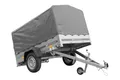 Klasse B Anhänger  201 KIPP 200x125 mit Stützrad, Hochplane und Hochspriegel