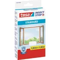 tesa Insektenschutz STANDARD für Fenster, mit Klettband, ohne Bohren (100 x 100 cm) (55670-00020-03)