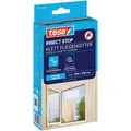 tesa® Insect Stop  Klett Fliegengitter für Fenster weiß