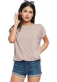 Urban Classics Damen T-Shirt Ladies Modal Extended Shoulder Tee, lang geschnittenes T-Shirt, erhältlich in vielen Farbvarianten, Größen XS-5XL