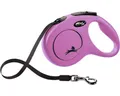 Hundeleine flexi New Classic Gurt Gr. M 5 m rose