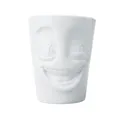 FIFTYEIGHT PRODUCTS / Tassen / Henkelbecher „Witzig" (Porzellan, 350ml, weiß, Made in Germany)