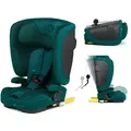 Kinderkraft FIX2GO i-Size – Autokindersitz 76–150 cm – ISOFIX – SAFERIDE SENSOR – H-GUARD+ – EASY GROW – klappbar – AIR FLOW – R1... - Blau