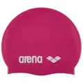 Arena - Classic Silicone - Badekappe fuchsia /weiß