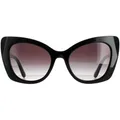 Dolce & Gabbana Schmetterling Damen Schwarz Grau Farbverlauf DG4405