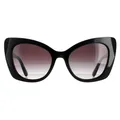Dolce & Gabbana Sonnenbrille DG4405 501/8G Schwarz Grau Gradient