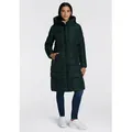 ONLY Steppmantel ONLTINA – Puffermantel mit Premium-Füllung und verdecktem Zipper regular fit, casual, Steppware, Kunstfaser, hochschließend grün XS (34)