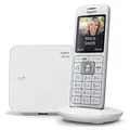 Gigaset Telefon Festnetz Telefon CL660 Solo Schnurlos Komfort Mobilteil Weiß - Weiß