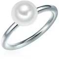 Valero Pearls Perlenring VP881 (1-tlg), mit Süßwasser-Zuchtperle silberfarben 60