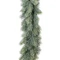 creativ home Künstliche BLAUTANNENGIRLANDE, GEEIST ca. 180 cm. Tannengirlande mit ca. 120 Spritzguss Tannen- Trieben. GEFROSTET, Grün