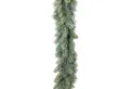 Kunstgirlande Künstliche BLAUTANNENGIRLANDE. 180cm. 120 Tannentriebe EIS GEFROSTET, Gasper, Höhe 180.00 cm