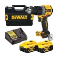 DeWalt Akku-Schlagbohrschrauber 18V +2x Akku 5Ah Lader TSTAK Koffer DCD805P2T-QW