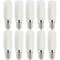 NCC-Licht 10 x LED Leuchtmittel Röhre T25 Dunstabzugshaubenlampe 2,5W = 23W E14 matt 220lm warmweiß 2700K 270°