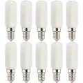 10 x LED Röhre T25 Dunstabzugshaubenlampe 2,5W =23W E14 matt 220lm warmweiß 270°