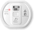 Kohlenmonoxidmelder, CO-Melder mit LCD-Display und Batterie für 10 Jahre,  weiß