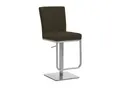 Niehoff MĂ¶bel Indoor Niehoff Colorado Barstuhl Gestell Edelstahl, Bezug Leder Napoli olivgrĂĽn 4051781478256