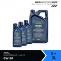 Aral SuperTronic LL IV FE 0W-20 Motorenöl VW 508 00 MB 5+3 Liter = 8 Liter
